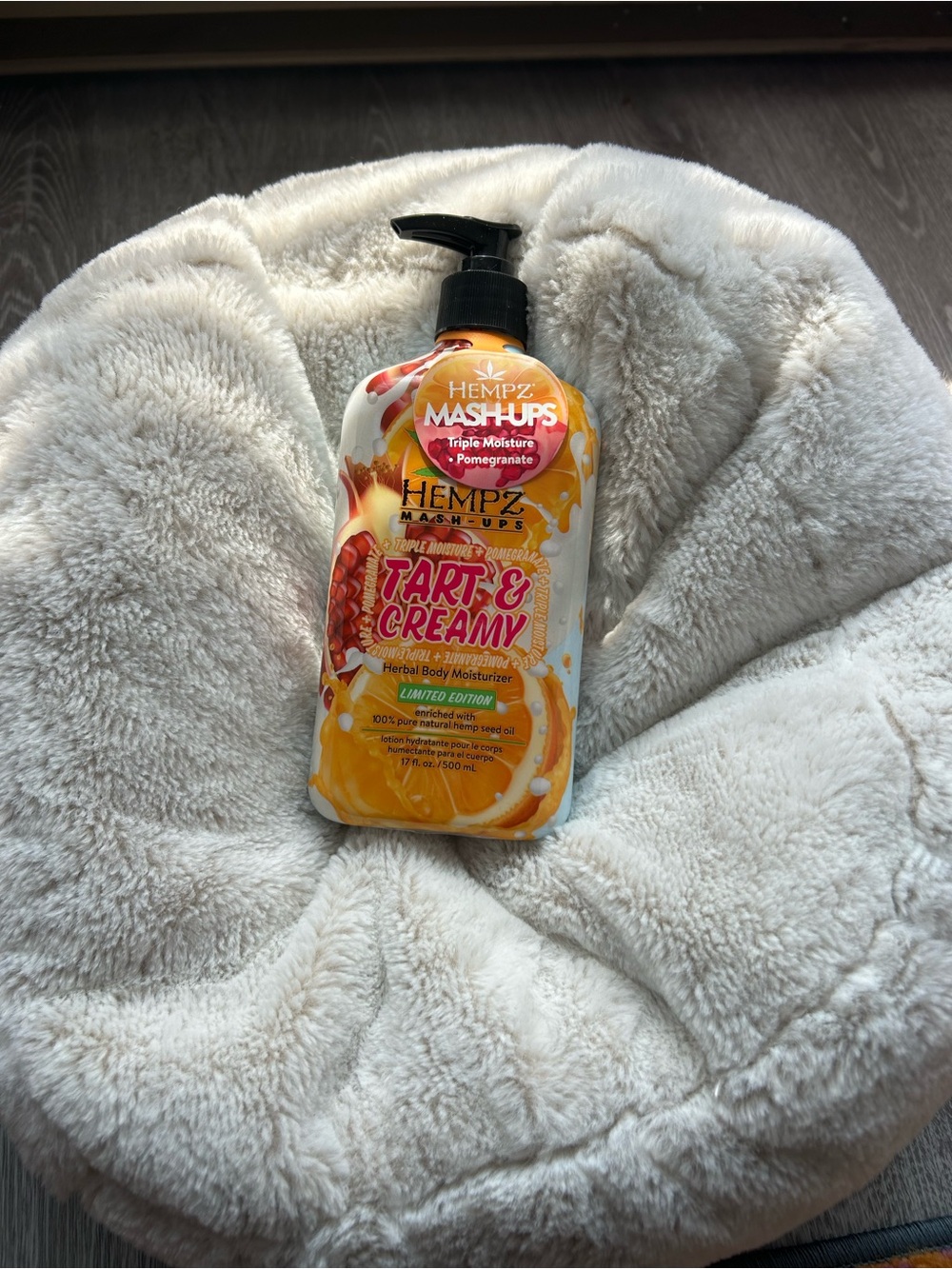 Hempz Tart & Creamy Pomegranate Body Moisturizer - Orange, Pink, White